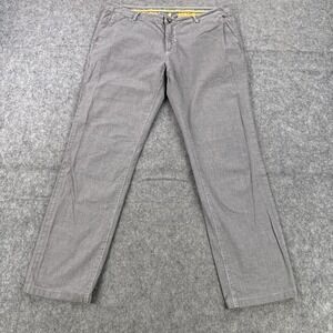 Yam Simmon Pants Mens 40 Gray Slim Fit Chino Cotton Stretch PHILIPE YS793